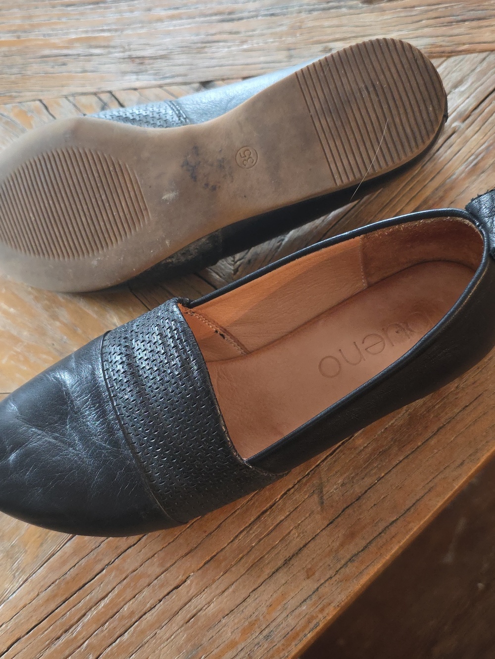 BUENO leather flats loafers 35 5.5 - Picture 5 of 6